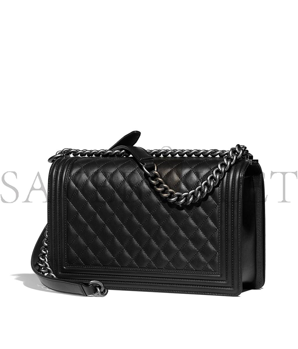 Ch*el large boy Ch*el handbag a92193 y09953 94305 (28*17.5*7.5cm）